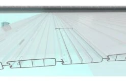 Aquadeck Aquadeck Roldeck Lamellen Polycarbonaat Kleur Transparant -Hayarders Winkel aquadeck aquadeck roldeck lamellen polycarbonaat k 5