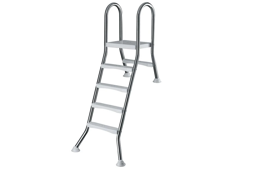 Flexinox Zwembadtrap A-Frame 1 + 4 Treden AISI 304 1 Flexinox Zwembadtrap A-Frame 1 + 4 Treden AISI 304