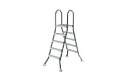 Flexinox Zwembadtrap A-Frame 4 + 4 Treden AISI 304