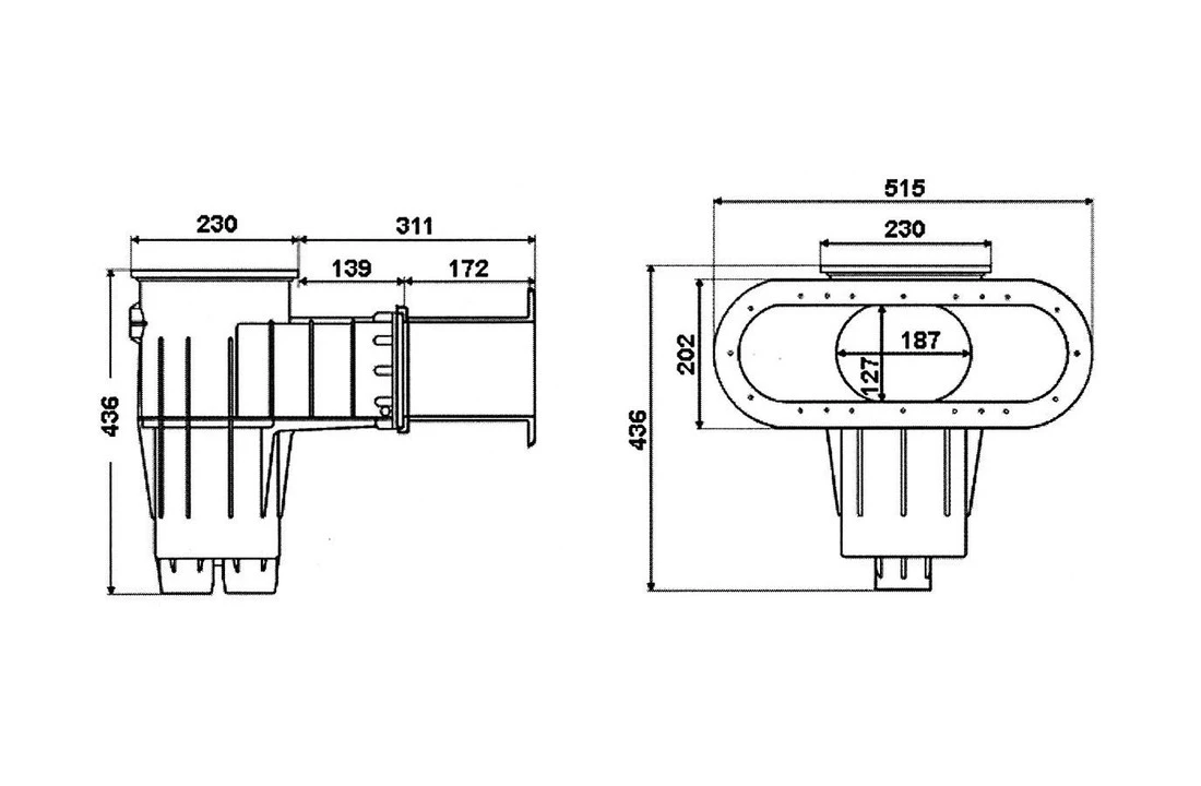 Hayward Hayward Cofies Design Skimmer 3039 2 Hayward Hayward Cofies Design Skimmer 3039 - Afbeelding 2