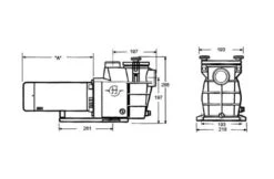 Hayward Hayward Max Flo Zwembadpomp 19m3/u 230v 2 Pk 5 Hayward Hayward Max Flo Zwembadpomp 19m3/u 230v 2 Pk -Hayarders Winkel hayward hayward max flo zwembadpomp 19m3 u 230v 2 2