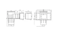 Hayward Hayward Skimmer Premium / Cofies Antraciet Grijs Voor Liner Zwembaden Grote Opening -Hayarders Winkel hayward hayward skimmer premium cofies antraciet g 4