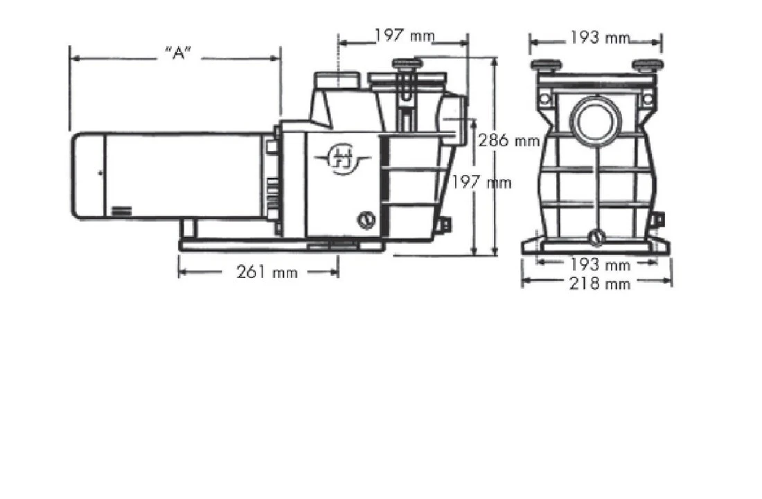 Hayward Hayward Superpool Zwembadpomp 230v 15m3 2 Hayward Hayward Superpool Zwembadpomp 230v 15m3 - Afbeelding 2