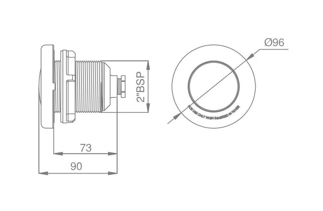 Ignia Ignia Onderwaterspot LED Incl. Contramoer 3 Ignia Ignia Onderwaterspot LED Incl. Contramoer - Afbeelding 3