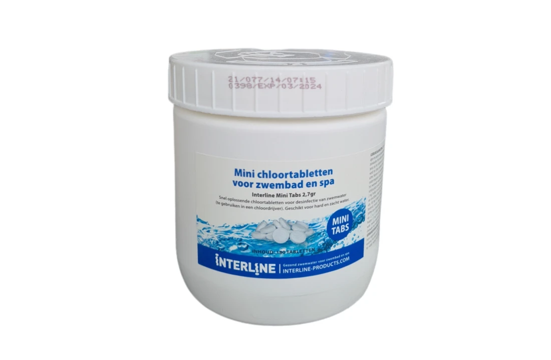 Interline Interline Mini Chloortabs / Chloortabletten 2,7 Grams 3 Interline Interline Mini Chloortabs / Chloortabletten 2,7 Grams - Afbeelding 3