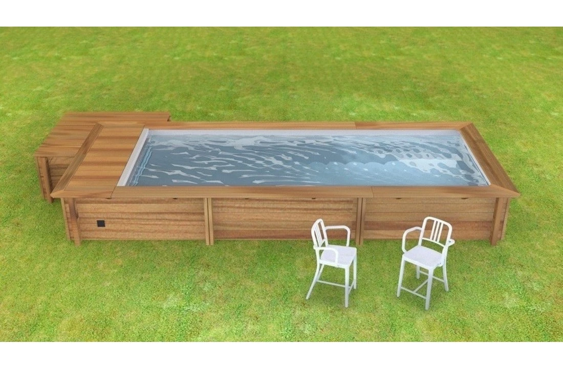 Proswell Houten Zwembaden Houten Urban Stadszwembad 6.00 X 2.50 X 1.33 Met Automatisch Rolluik 3 Proswell Houten Zwembaden Houten Urban Stadszwembad 6.00 X 2.50 X 1.33 Met Automatisch Rolluik - Afbeelding 3