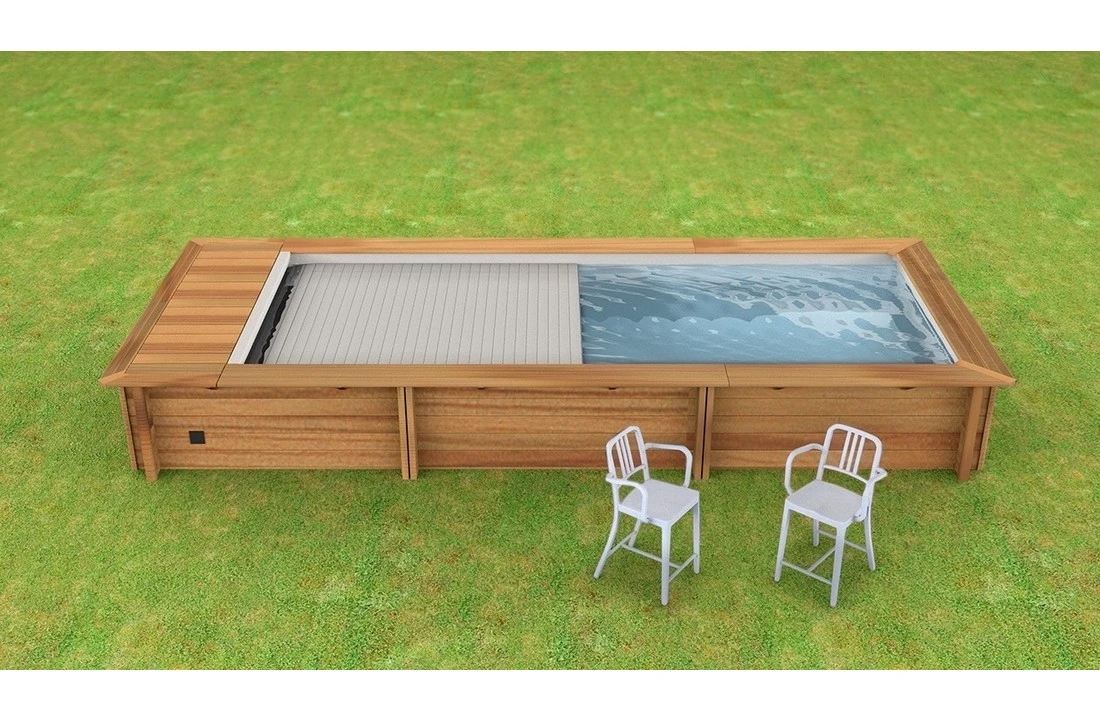 Proswell Houten Zwembaden Houten Urban Stadszwembad 6.00 X 2.50 X 1.33 Met Automatisch Rolluik 4 Proswell Houten Zwembaden Houten Urban Stadszwembad 6.00 X 2.50 X 1.33 Met Automatisch Rolluik - Afbeelding 4