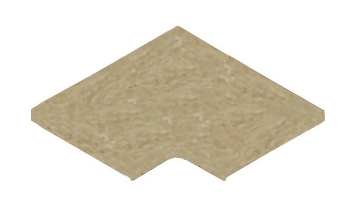 Terato BinnenhoekTandur Yellow Afgeronde Neus 1 Terato BinnenhoekTandur Yellow Afgeronde Neus