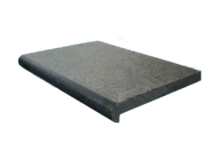 Terato Randsteen Afgeronde Neus - Basalt