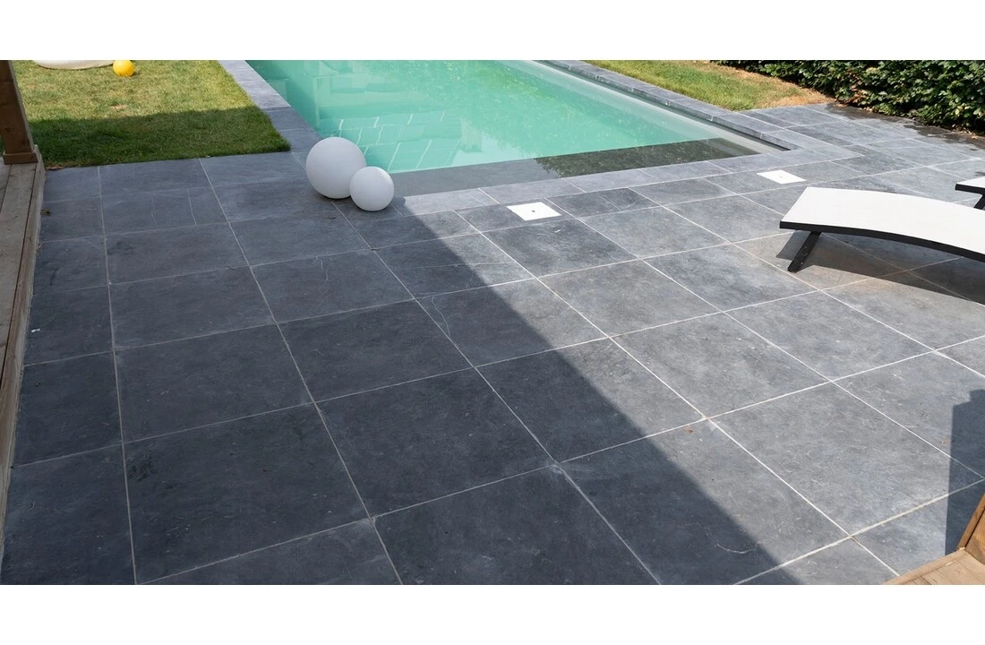 Terato Randsteen Rechte Neus - Asian Blue Geschuurd 2 Terato Randsteen Rechte Neus - Asian Blue Geschuurd - Afbeelding 2