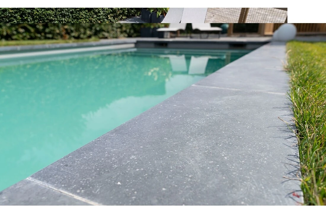 Terato Randsteen Rechte Neus - Asian Blue Geschuurd 4 Terato Randsteen Rechte Neus - Asian Blue Geschuurd - Afbeelding 4