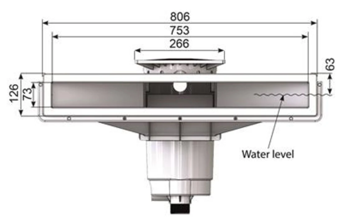Weltico Weltico Skimmer A800 Hoogwaterlijn Wit - Prefab En Paneelbaden 6 Weltico Weltico Skimmer A800 Hoogwaterlijn Wit - Prefab En Paneelbaden - Afbeelding 6